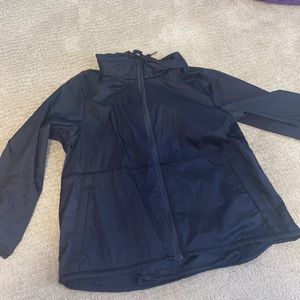 Lulu windbreaker. Lots of pockets and lightweight